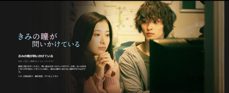 きみの瞳が問いかけているネットフリックス